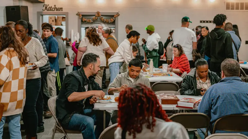 Community gathering at Door Church ATL